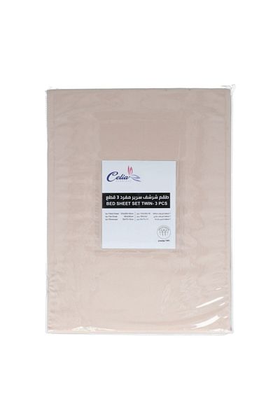 Celia 3-Piece Superior Quality Elegant Bedsheet Set Twin