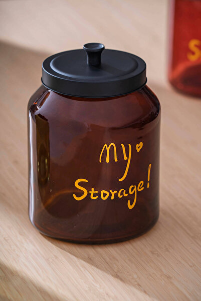 ACAR Pierre Metal Kapaklı Kavanoz Seti - 22 cm