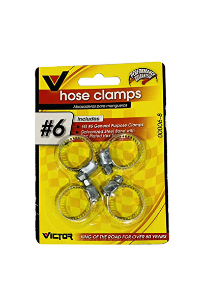 Victor 4-Piece Hose Clamps