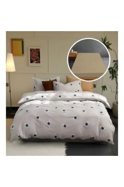 Ralex Lenjerie pat Tricot Bumbac 100% cu husă pentru saltea de 160/180 cm x 200 cm, pilotă 200 x 230 cm,