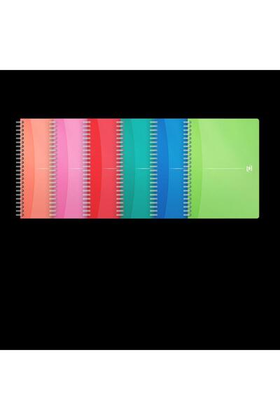 Oxford Office My Colours A5, 90 de dosare, Optik 90g, spirală dublă, copertă ...