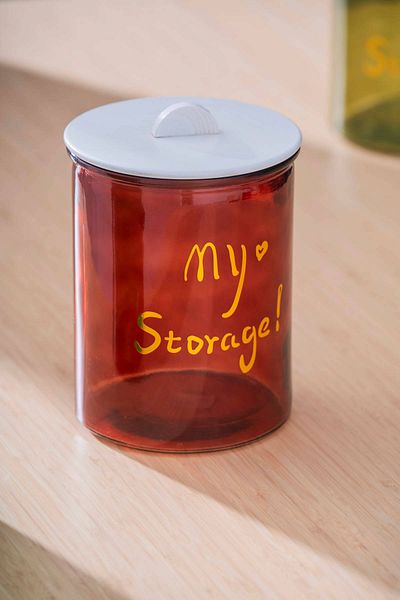 ACAR Pierre Wooden Jar Set with Lid - 20 cm