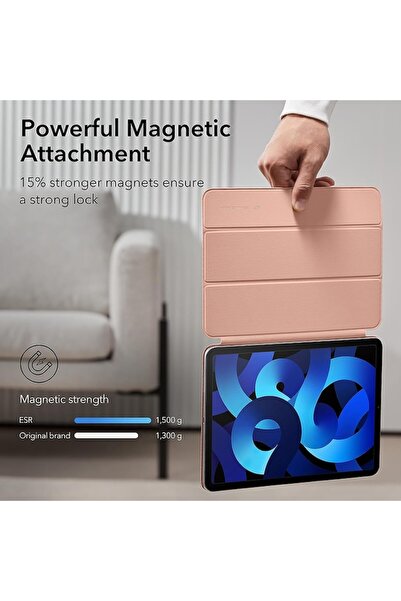 Rao Husa compatibila cu iPad Pro 11 2018/iPad Air 4/5/11 - ESR Rebound Magnetic, T35, TPU, Pinky