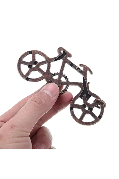 Hanayama metal puzzle (bisiklet) - anahtarlık
