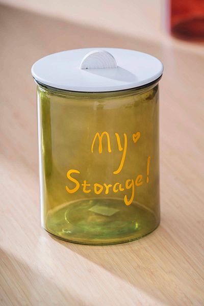 ACAR Pierre Wooden Jar Set with Lid - 20 cm