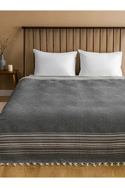 LC Waikiki Lcw Home Double Bedspread with Embroidery Detail 180X230 cm