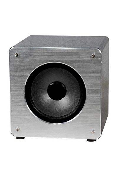 Omega Aluminum Speaker Bluetooth Wireless Silver 8W 5 Inch