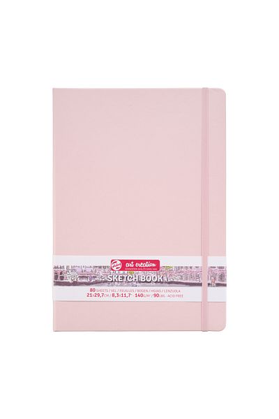 Talens Art Creation Sketchbook Pastel Pink 21 X 29.7 Cm, 140 G, 80 Sheets