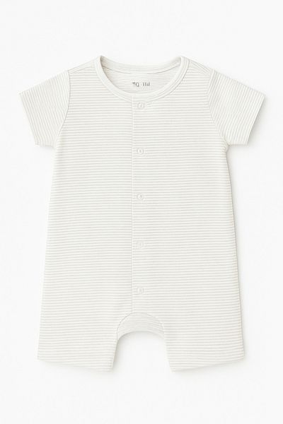 For My Baby Ribbed Short Jumpsuit