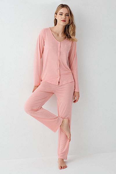 Arnetta Set pijamale portocaliu pentru damă