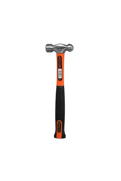 Tactix Forged Steel Ball Pein Hammer With Non-Slip Fiberglass Handle