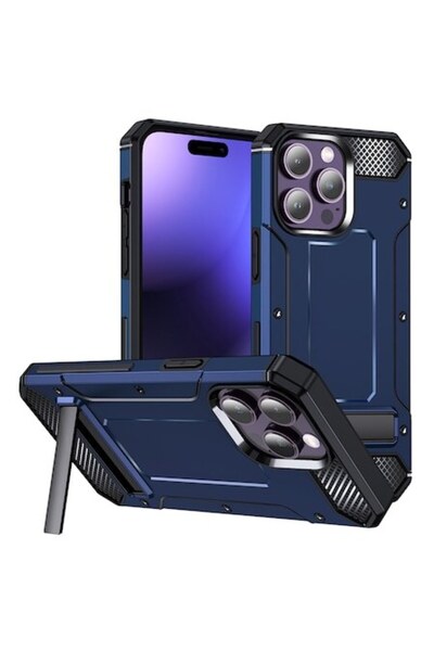 Rao Carcasă Premium Grip Hybrid Armor cu suport, compatibilă cu iPhone 15 Pro...