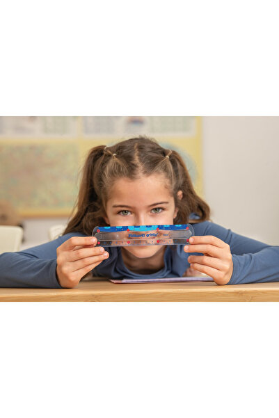 Pelikan Riglă Griffix, transparentă cu două scale, 15 cm, blister inclus, material plastic