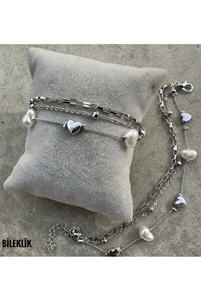 TAŞ DEVRİ HEDİYELİK Triple chain bracelet