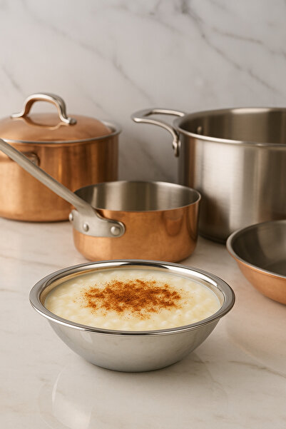 Veliday Paslanmaz Çelik Sütlaç Kase 15 cm - Paslanmaz Çelik Sütaç Kase Tatlı ...