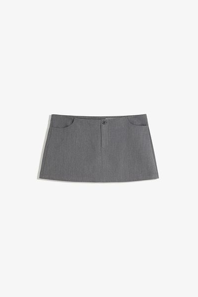 Bershka Tailored mini skirt