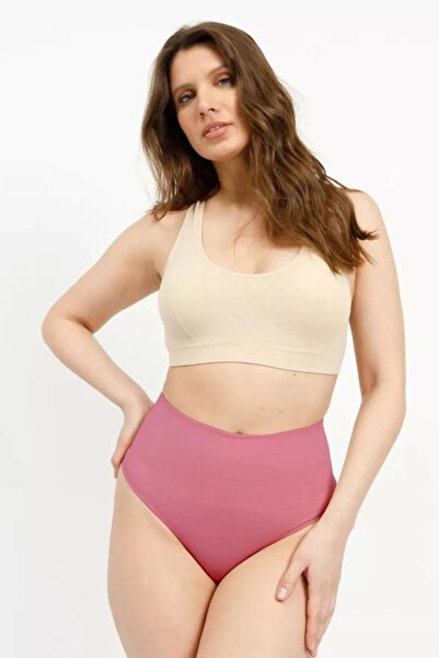 MİSTİRİK Mabet Bel Bölgesi Etkili Slip Külot Gül Kurusu Renk