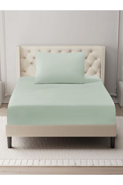Donetella Fitted Sheet Set – 120x200 cm Single Size, 1 Sheet + 2 Pillowcases, 35 cm Deep Pocket