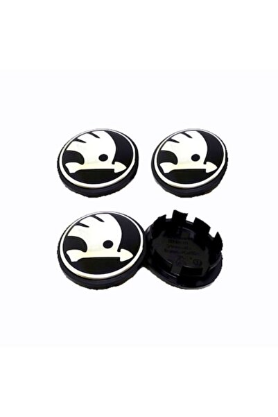Skoda Set 4 capace roti, 65mm Skoda, pentru jante din aluminiu