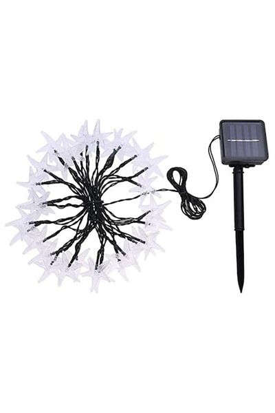 OEM Ghirlandă de lumini solare cu 30 de stele de mare LED, 8 moduri de iluminare, impermeabilă, multicoloră