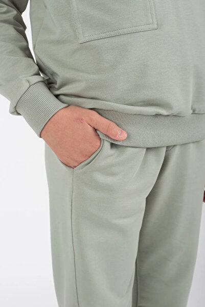 monny Pafim 18 μηνών-5 ετών Βαμβακερή χειμερινή εποχιακή φόρμα για αγόρια Σετ casual δύο τεμαχίων