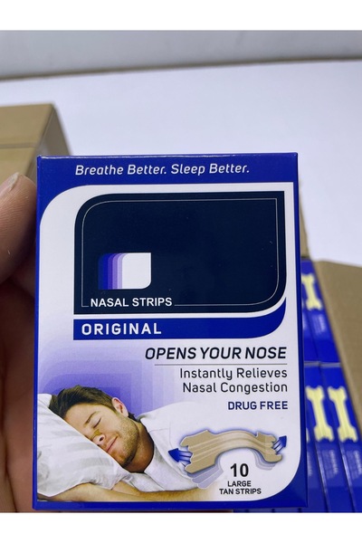 ATLT FRAPAN 10 ADETLİ KUMAŞ YAPIŞKANLI BURUN BANDI HORLAMA BANDI NEFES AÇICI