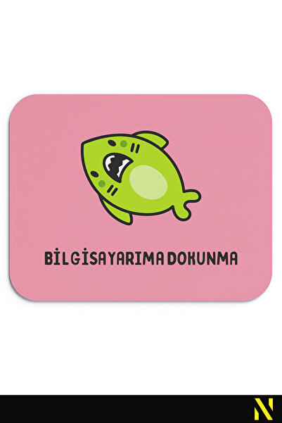 nilizma Cute Shark Mouse Pad - 23 cm X 19 cm - Anti-Slip Base Home and Office Use Mousepad