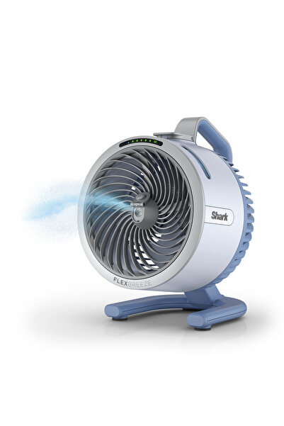 Shark Flexbreeze HydroGo Serinletici Buharlı Fan - Buz Mavisi