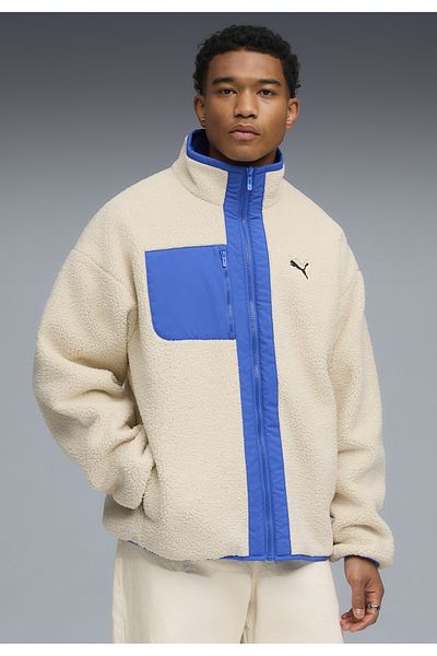 Puma Obojstranná hybridná sherpa bunda pre mužov