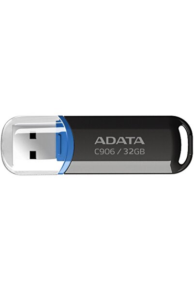 Adata C906 USB Flash Drive, 32GB, USB 2.0, Black