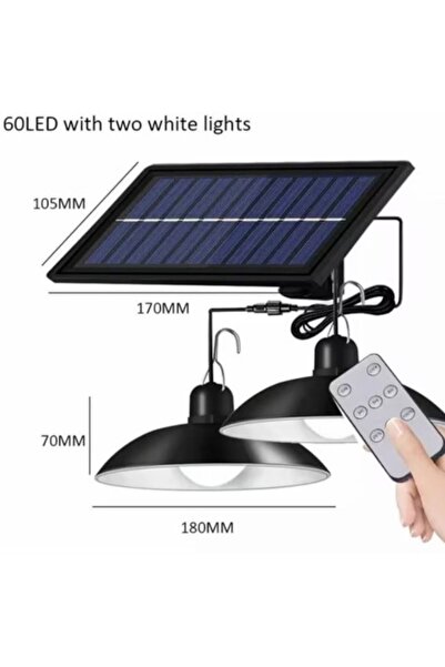 Dms Solar LED Lamp, P65 Waterproof, Suitable for Yard, Warm White