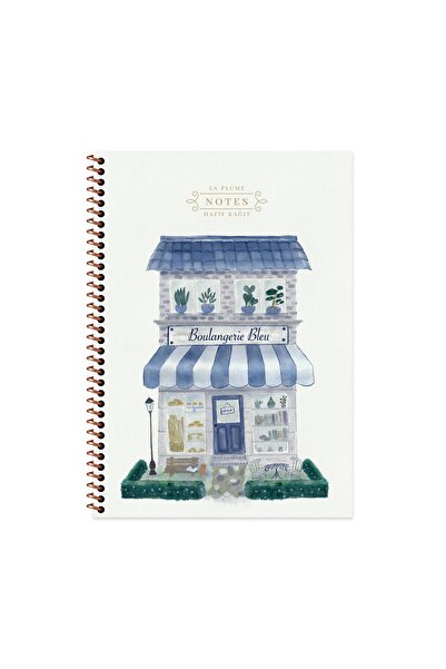 KESKİN COLOR Keskin Color A4 Çizgili Spiralli La Plume Shop Defter - Mor