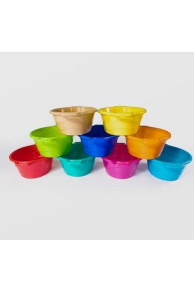 sterk Lighean oval plastic, 12 litri, diverse culori, 46X34X18cm