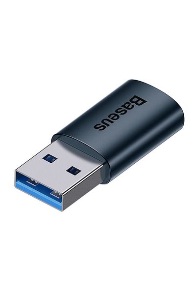Baseus Dongle USB 3.1 Masculă la Tip-C Mamă, V33, Aliaj, Seria Ingenuity, Albastru