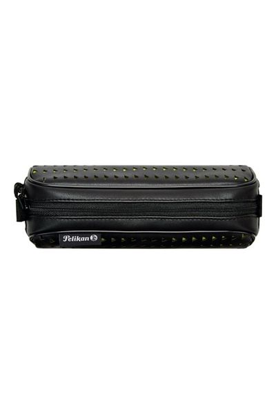Herlitz Penar Etui Quattro Lasercut, Culoare Negru/Galben, Material Material Textil, Dimensiuni 21.5x8x7 cm