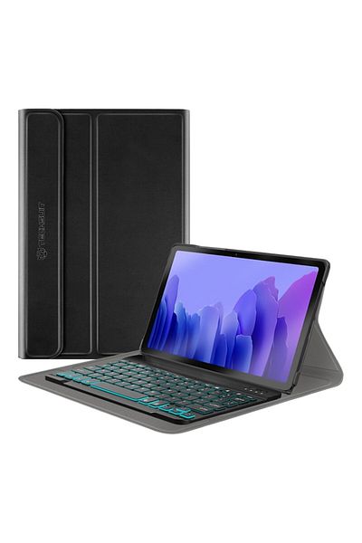 Rao Husă inteligentă cu tastatură pentru Samsung Galaxy Tab A7 10.4 2020 T500/T505, husă CozyTab, V10, silicon,