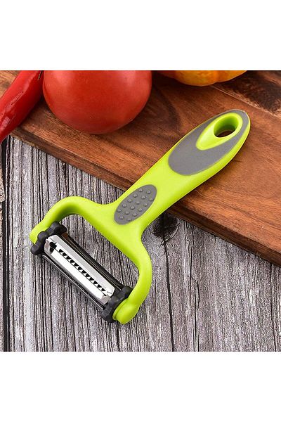 Ekostem 3-in-1 Multifunctional Stainless Steel Blade Peeler - Vegetable, Fruit and Grater and Chopper