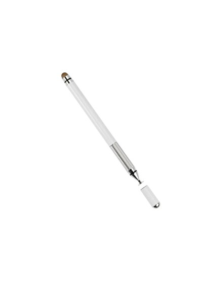 Rao Stylus Pen universal cu 2 varfuri, pentru precizie si grafica, culoare alba