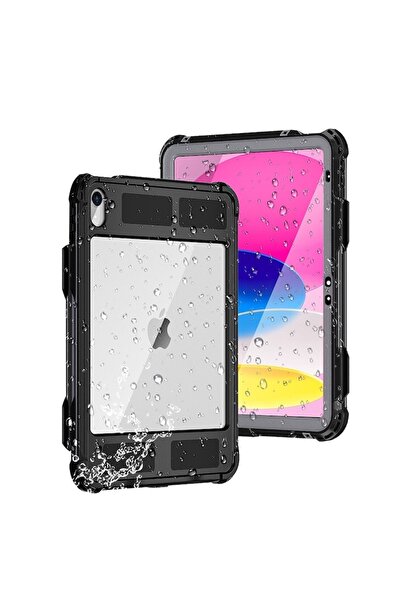 Rao Husă impermeabilă ShellBox pentru iPad 10 (2022) 10.9, Premium Lexgard, Negru intens