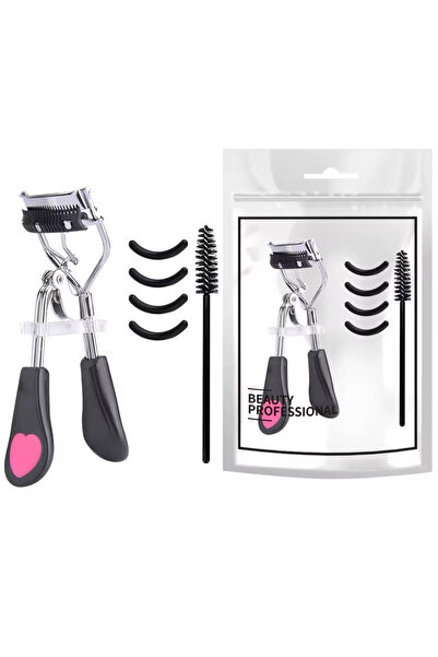 ROWENAROSE 6 Parça Taraklı Kirpik Kıvırma Makası Ve Yedek Lastik Seti