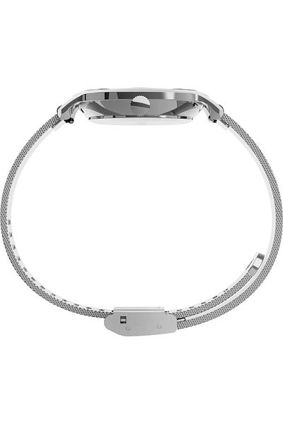 Timex Ceas de damă cu cuarț argintiu Timex-TW2U92900