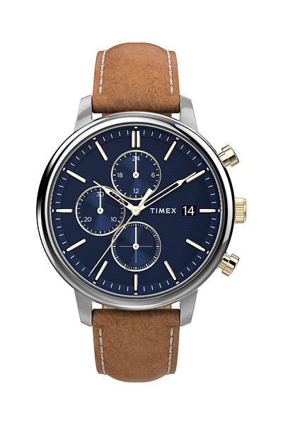 Timex Men's Timex-TW2U39000 Navy Blue Quartz.