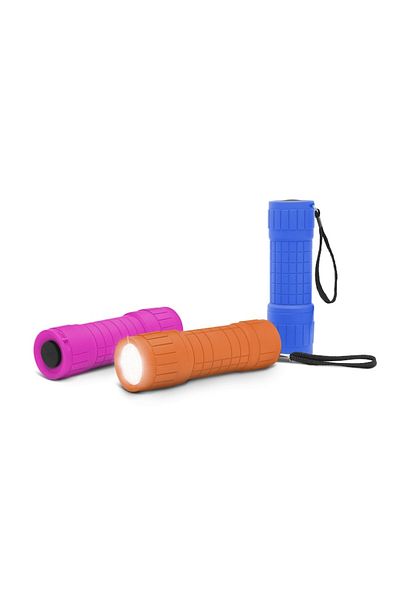 Primlife LED Flashlight with Batteries Gift, Various Colors Phenom