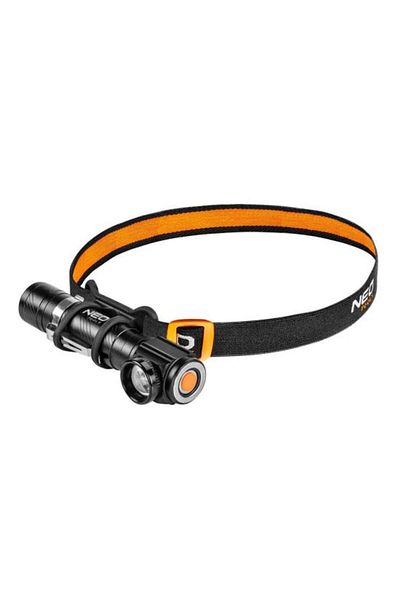 NEO Lanterna de cap, LED CREE, 10 W, 800 lm, USB,