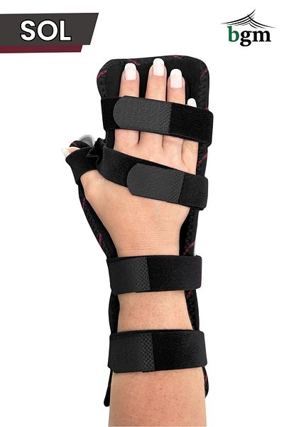 bgm Hand Rest Wristband Polycarbonate Stabilizer, Relaxing Hand Wrist Brace