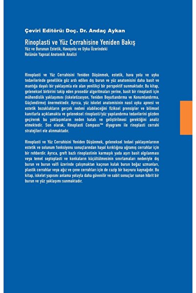 ACR Tıbbi Yayın RİNOPLASTİ VE YÜZ CERRAHİSİNE YENİDEN BAKIŞ