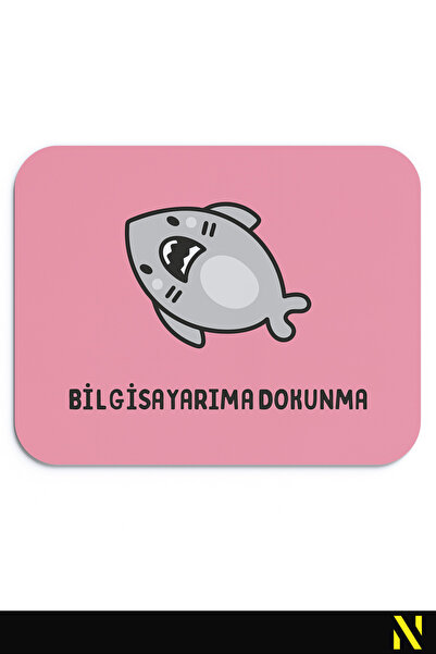 nilizma Cute Shark Mouse Pad - 23 cm X 19 cm - Anti-Slip Base Home and Office Use Mousepad
