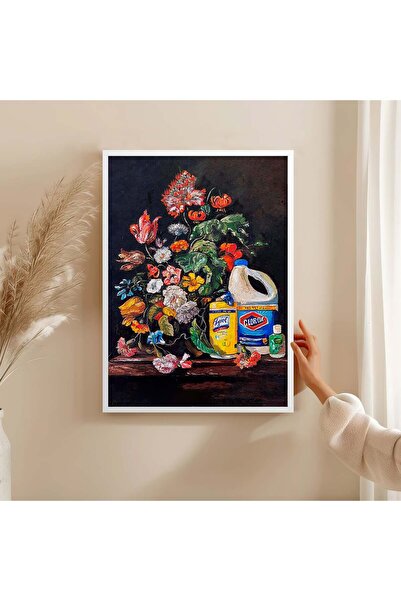 HOMEPACK TABLO CU CADRU DE LEMN POSTER CU CADRU DECOR ARTISTIC DE PERETE TK/1488