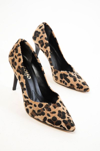 SOHO Pantofi clasici cu toc pentru femei Leopard 19549