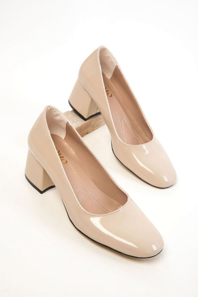 SOHO Dámské klasické boty na podpatku z lakované kůže 20808